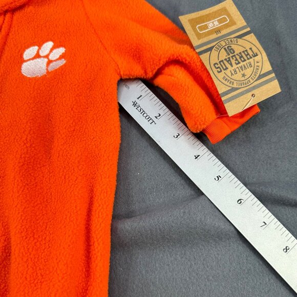 Rivalry Threads Infant Sz 3-6 Month One Piece Sleeper Clemson Orange Purple New - Picture 11 of 16